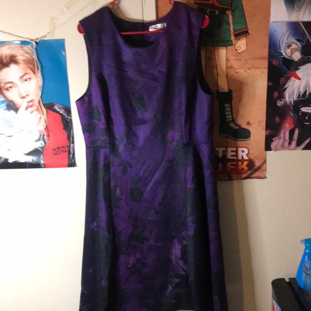 Natorious purple & black dress